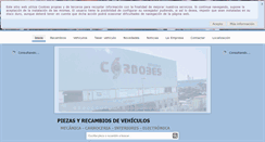 Desktop Screenshot of desguaceelcordobes.com
